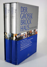 Der Grosse Brockhaus Lexikon 2 Bände ADAC Nachschlagewerk Wissen + CD ROM Atlas