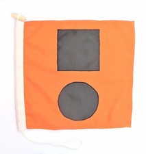 Genähte maritime Not Signal