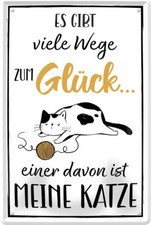 Blechschilder Lustiger Katzen