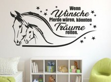 Wandtattoo Wandaufkleber Aufkleber Kinder Tattoo Pferd Horse Stute Fohlen 156
