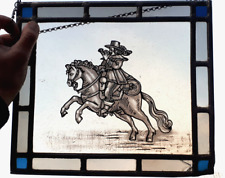 18cm Bleiverglasung Blei Bunt Glas fenster bild Glasmalerei Friedensreiter 1648