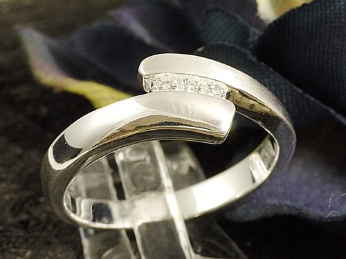 925 silberring mit - mit, zirkonia
