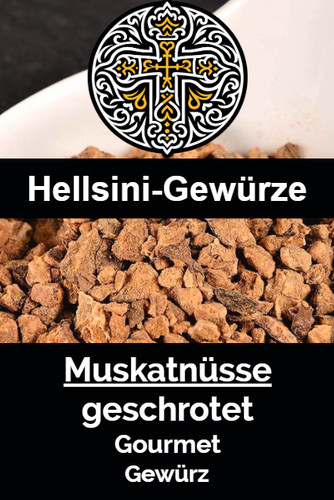 Muskatnüsse geschrotet für