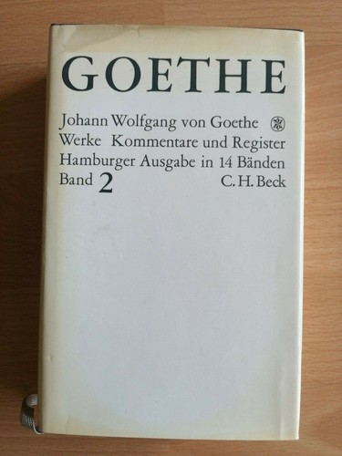 Goethe hamburger ausgabe - goethe,