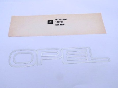 Genuine neu opel - genuine, silber