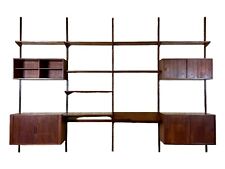 60er 70er Jahre Teak Wandregal Wall Unit Kai Kristiansen für FM Møbler Denmark
