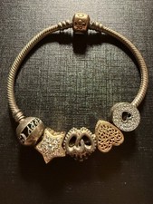 Pandora engraved charm - pandora,