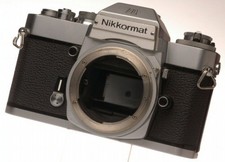 NIKON NIKKORMAT EL CHROME GEHÄUSE MADE IN JAPAN ZUSTAND GEBRAUCHT SIEHE BILDER