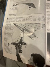 Bauplan für Ultraleicht Flugzeug FI.FI, 179 cm Spannweite