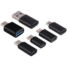 Callstel USB Stecker: 6-teiliges USB-Adapter-Set, OTG-USB, Lightning, 60 Watt PD