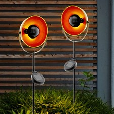 2er Set LED Solar Steck