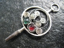 Taschenuhrschlüssel Silber