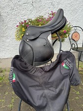 Springsattel Marke, Equiline Nick Skelton Schwarz, Größe 17 Zoll