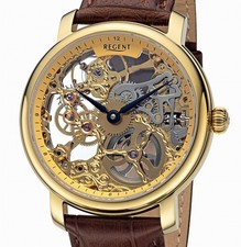Regent GM-2204 Skelettuhr Made in Germany Saphirglas 5 BAR WR UVP* 428,00 EUR