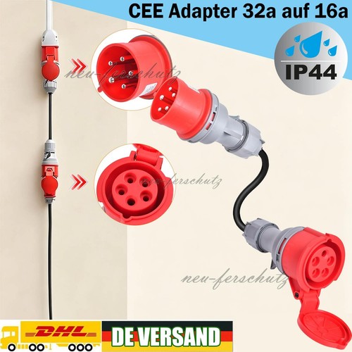 Cee adapter phasen polig - cee,