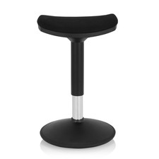 hjh OFFICE Stehhocker Stehhilfe Hocker BALANCE SIT I B Stoff schwarz433