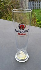 Paulaner Weißbier leuchtendes Bierglas Glas Werbung Reklame