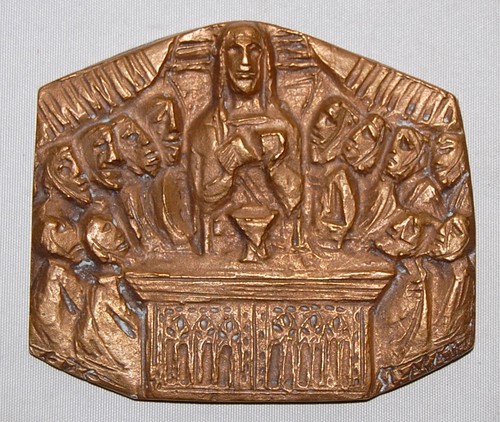 Plakette das letzte abendmahl - das,