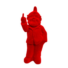 Ottmar Hörl - Sponti Zwerg Velvet - 2024, Rot, Kunst, Skulptur - Rot - NEU