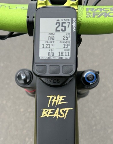 The beast aufkleber auto - aufkleber,
