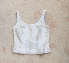 oberteil barbara schwarzer pailletten seide 36