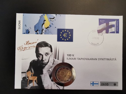 Euro numisbrief finnland - 2, euro,