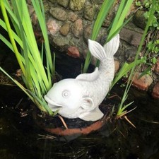 Soragoi Koi Fisch Steinfigur