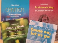 Konvolut Chor Noten Tobias