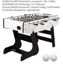 Kickertisch Klappbar