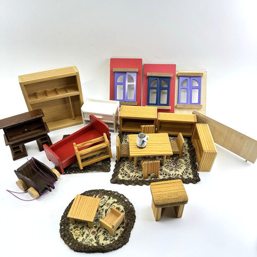 Puppenhaus möbel konvolut - möbel, |