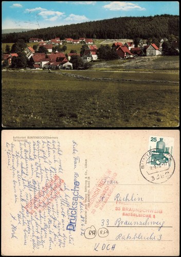 Ansichtskarte buntenbock - ansichtskarte,