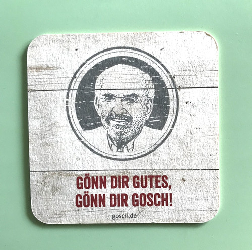 Bierdeckel coaster gosch - bierdeckel,