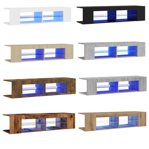 Schrank mit led lowboard - tv,