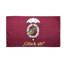Fallschirmjäger Fahne Flagge Bundeswehr FschJg Veteran Glück 90 x 150 cm#43375