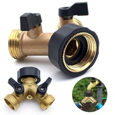 2-Wege Y-Verteiler für Zulaufschläuche, 3/4" zum Anschluss von 2 Geräten