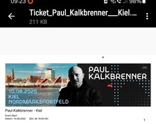 tickets für paul kalkbrenner 10.8 in Kiel innenraum