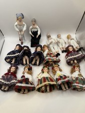 Porzellan-Puppen-Sammlung .15 Stück .