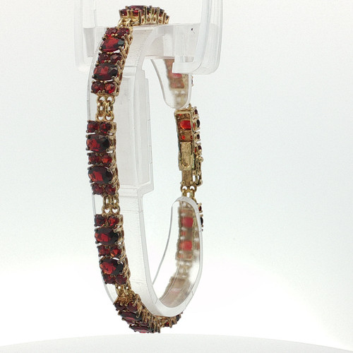 Elegantes granat armband - elegantes, granat-armband