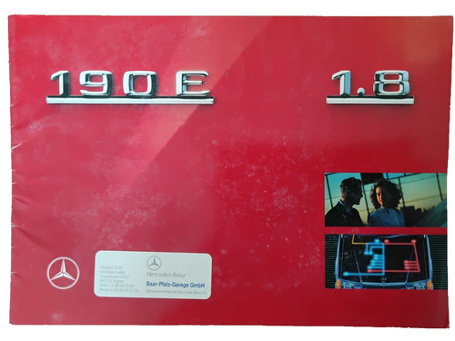 Prospekt mercedes benz - prospekt, 190e