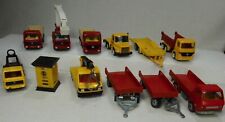 Konvolut Modellautos Siku -12 Fahrzeug-Modelle Lastwagen - Anhänger u.a.  /384