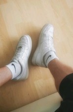 AIR FORCE 1 '07 Sneaker | Gr. 44,5 | getragen / sehr abgerockt / Gay