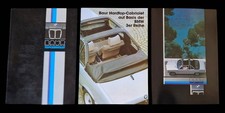 3x BMW 3er E21 BAUR CABRIO Cabriolet Prospekt Brochure Sammlung 30