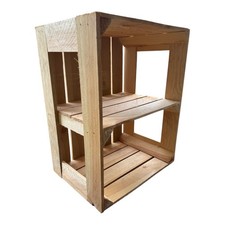 Holzkiste Regal Kiefernholz