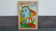 Franz Marc Ölgemälde "Blaues