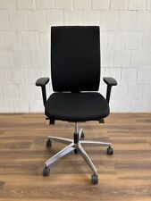 Steifensand Ceto Bürodrehstuhl schwarz Alu Armlehnen