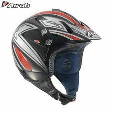 Airoh Trialhelm Ch3 Rot-Dekor