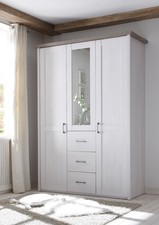 KLEIDERSCHRANK PINIE WEISS