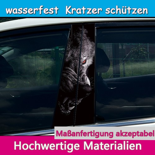 2pcs schwarzer stil wolf - schwarzer,
