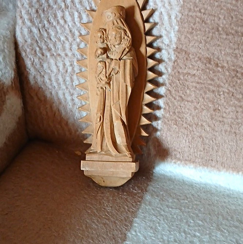 Madonna holz geschnitzte - holz,