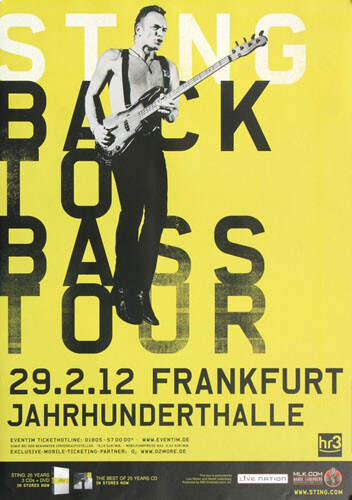 Sting back bass tour - back, to